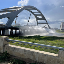 Customized rainbow bridge fountain one-dimensional nozzle swing digital frequency conversion colorful light running spring control system full set of equipment