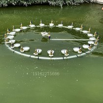 Large square Music Fountain controller nozzle full set of equipment outdoor courtyard small fake landscape Fish Pond Spring Spring