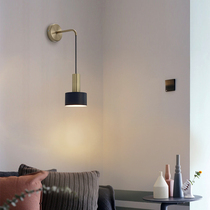 Nordic bedside wall lamp personality creative combination romantic and warm bedroom modern simple wedding room with plug net red light