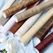 Waterproof and moisture-proof imitation wood grain wallpaper self-adhesive desktop wardrobe kitchen cabinet bathroom wall wooden door renovation sticker wallpaper