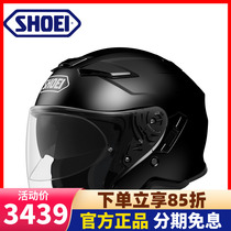 imported japanese shoei motorcycle helmet half helmet j-cruise II double mirror 3 4 helmet all seasons men and women