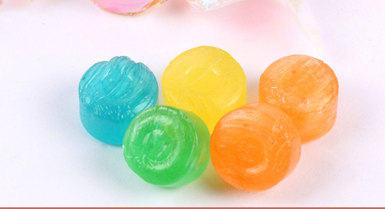 千纸鹤水果硬糖彩色糖结婚喜糖散装零食许愿瓶糖休闲万圣节小糖果