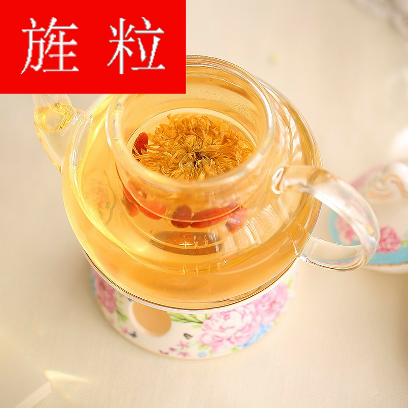 Continuous grain ceramic glass teapot set cooked fruit tea pot heating high - temperature scented tea tea cups