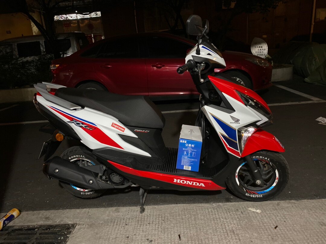 裂行rx125摩托车踏板改装贴花车贴轮毂贴轮圈反光贴纸