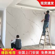 Modern minimalist sofa living room TV background wall wallpaper marble wallpaper 8d seamless wall cloth custom mural