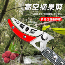 Fruit picking fruit twigs scissors telescopic high-altitude scissors Longan Mountain jujube lengthy fruit picking artifact high branch scissors