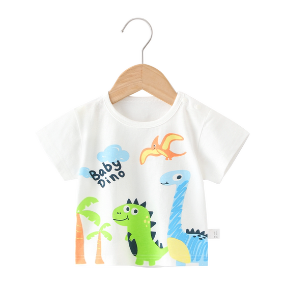 Baby short-sleeved T-shirt clothes summer clothes pure cotton boys and girls summer half-sleeved tops children's casual cotton children's clothing
Baby short-sleeved T-shirt clothes summer clothes pure cotton boys and girls summer half-sleeved tops children's casual cotton children's clothing