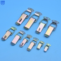 AW Anwang colorful box buckle box buckle flat mouth with lock box buckle 201 stainless steel buckle lock duck billed wooden box buckle