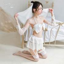 Lingerie Bridal Small Chest Push Up Pajamas Cosplay Uniform Set