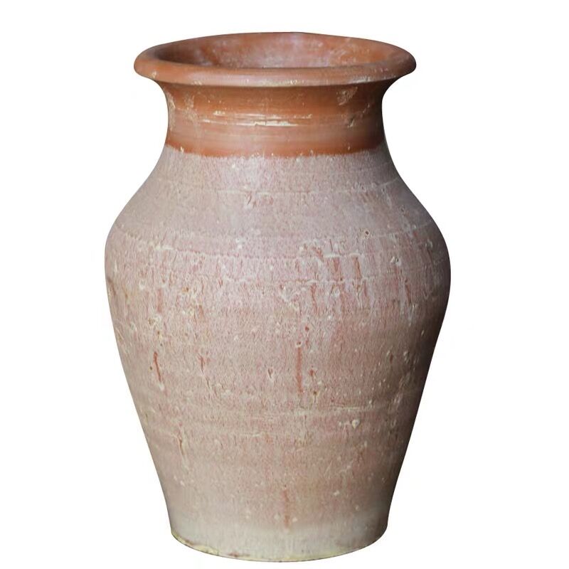 Earthenware jar inventory clearance sale large coarse pottery analyzes ancient vase decoration flower arranging soft furnishing articles fleshy basin