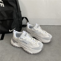 This years popular old daddy shoe mens boomer card bursting Korean version couple shoes a pair of thick bottom sports casual harbor wind running