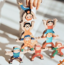 Mero childhood Hercules stack Le balance building blocks children early teaching intelligent stacking high parent-child interactive toys