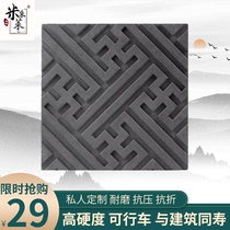 400m Lai Lai brick Carved back pattern brick Han pattern brick Antique green brick Chinese ancient building shadow wall Photo wall relief ground brick