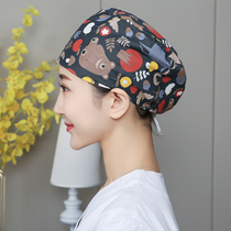Adjustment Buckle Surgery Cap Female Nurse Cap Dental Oral Doctor Cap Printed Chemotherapy Month Subcap Housekeeping Kitchen Oil Smoke