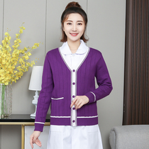 High-end Casual Sweater Beauty Dresser Mooness Clubhouse Moon Sister-in-law Nurse Sweaters Sweater Sweater Jacket