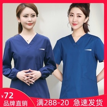 Nurse clothes wash clothes women doctor operating room brush clothes custom isolation clothes dentist clinic uniform long sleeve men
