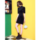 Black cheongsam 2023 new gold velvet long-sleeved girl improved young new Chinese style small dress Black cheongsam 2023 new gold velvet long-sleeved girl improved young new Chinese style small dress