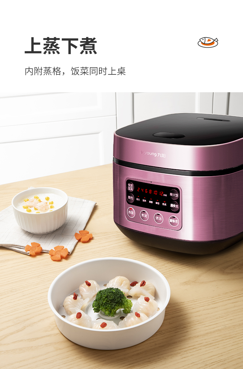 九阳3l升迷你小型家用智能电饭锅介绍