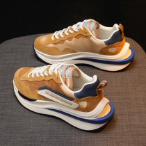 Waffle Agan Daddy Shoes Women 2021 New Autumn Joker ins Tide Matsugari Lightweight Sports Board Shoes