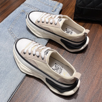 Dissolved thick soles small white shoes children 2022 new spring in tide pastry womens shoes autumn sports leisure board shoes