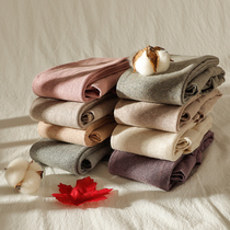 Vertical striped underpants women without suede oat color pure cotton light grey thread day series white milk curl color pantyhose