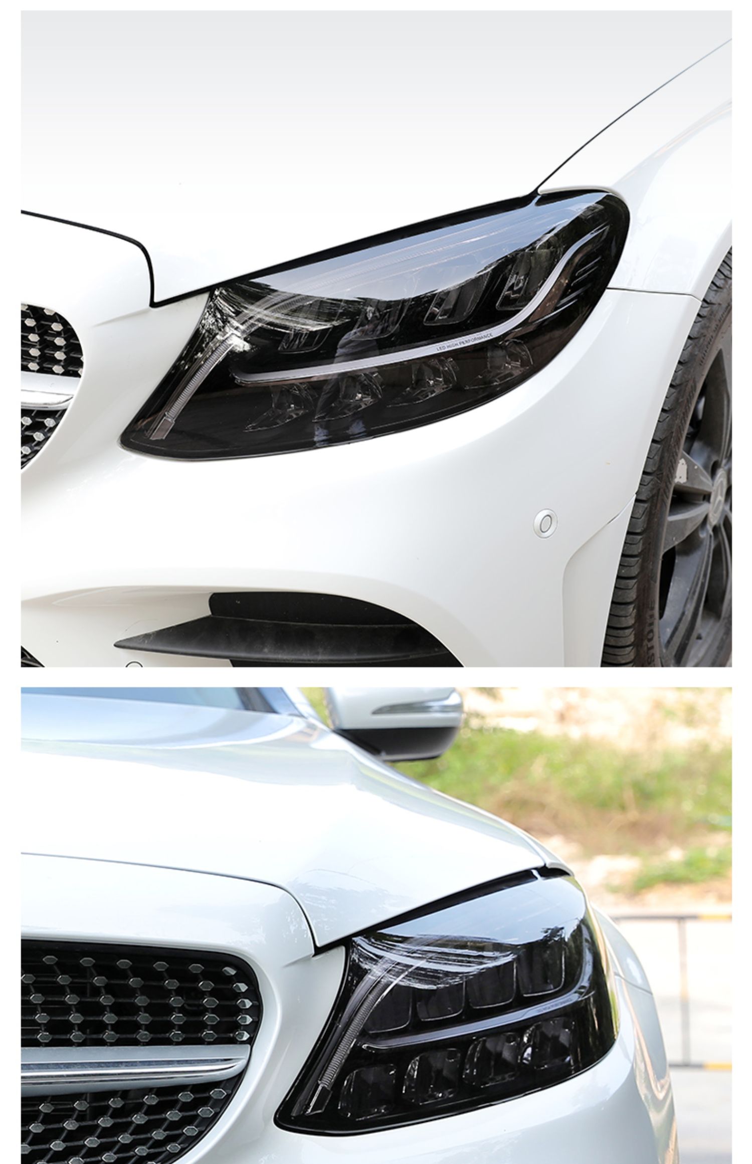 汽车tpu大灯保护贴膜透光熏黑尾灯膜划痕修复tph前车灯防护改色膜