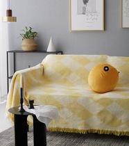 Nordic Ins Cotton Thread Blend Sofa Towels All Season Universal Bed Tail Cover Cloth Blanket Non-slip Anti-Cloth Art Sofa Cover