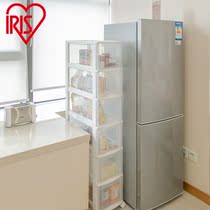 Alice Crevice drawer storage cabinet Kitchen space-saving plastic finishing cabinet Multi-layer wheeled corner narrow cabinet