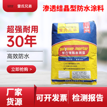Leis brothers cement-based permeable crystalline waterproof coating Dam reservoir engineering basement polymer waterproof