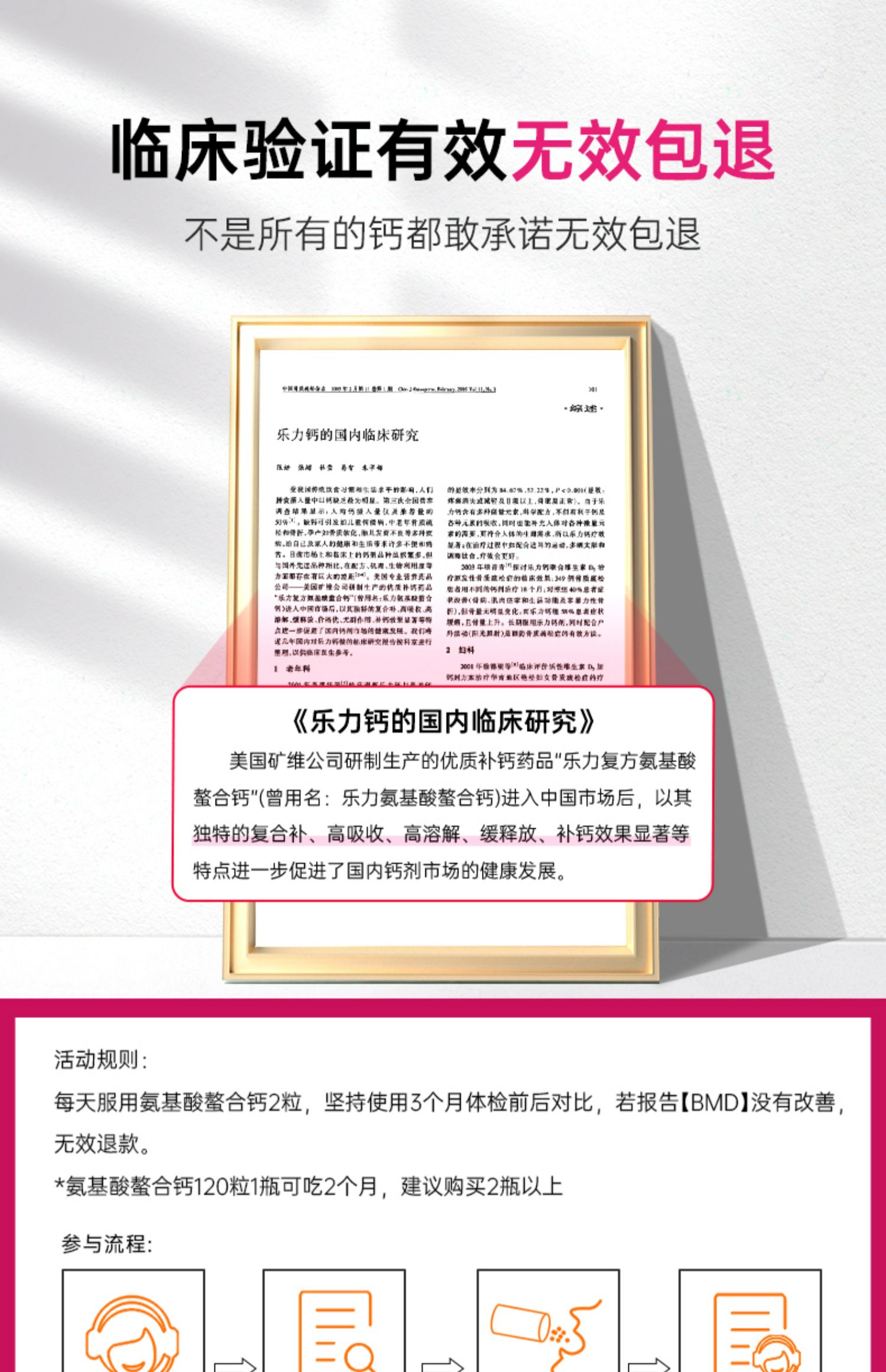 Osteoform美国乐力氨基酸螯合钙