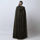 Dark Wizard Long Cloak Cloak Female Palace Retro Lace Hooded Jacket Coat Halloween Comic Con Costume