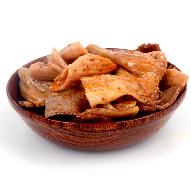 卤三香辣麻辣鸭肚菌把子特产美食秘制肉类真空