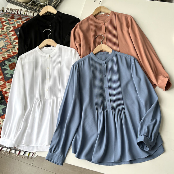 Rye! Cabinet 199 Japanese single women's retro French organ pleated long sleeve fancy cloud shirt BY461144
Rye! Cabinet 199 Japanese single women's retro French organ pleated long sleeve fancy cloud shirt BY461144
