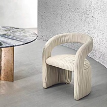 Italian Style Light Lavish Chair Minimalist Modern Designer Dining Chair Home Backrest Single Creative Single Chair Negotiate Sofa