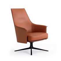 Nordic light and luxurious single sofa chair Italian Minimalist Comfort Swivel Designer Negotiating Chair Minima Home Leisure Chair