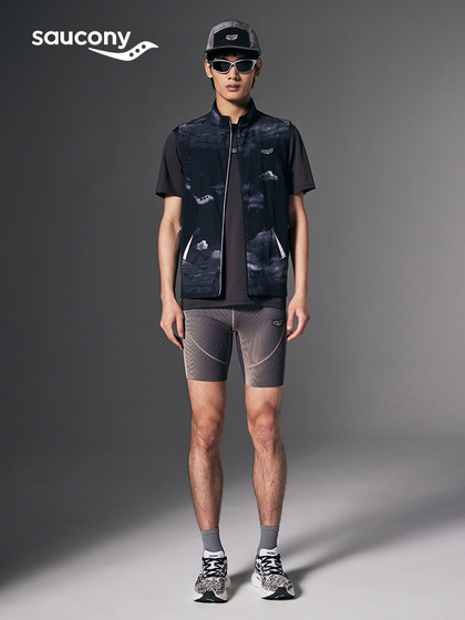 SAUCONY NATHAN BELL 시리즈 남성 훈련 야외 스포츠 경량 및 편안한 민소매 조끼 SAUCONY NATHAN BELL 시리즈 남성 훈련 야외 스포츠 경량 및 편안한 민소매 조끼