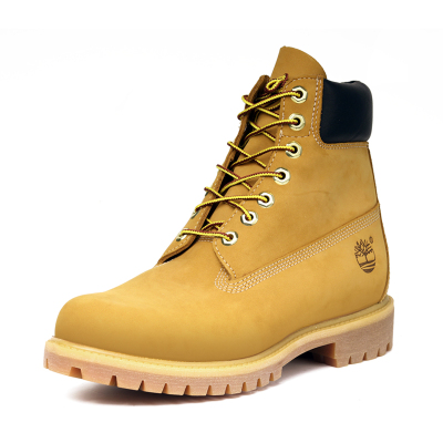 Timberland添柏岚 户外经典款男鞋防水耐穿高帮大黄靴 10061W宽版