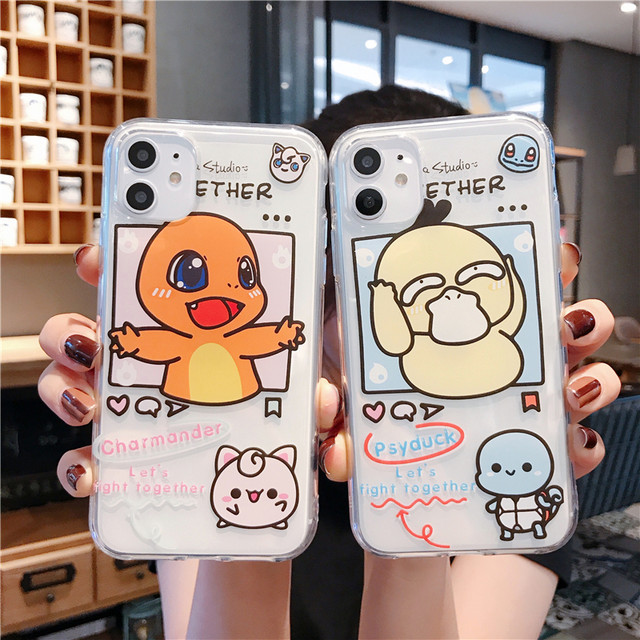 Cartoon 2020 Pokémon Apple XsMAX mobile phone case female iphone11 transparent up to duck promax silicone couple 7p8PLUS soft cover XR Pikachu thin 6s cute xr tide Cartoon 2020 Pokémon Apple XsMAX mobile phone case female iphone11 transparent up to duck promax silicone couple 7p8PLUS soft cover XR Pikachu thin 6s cute xr tide