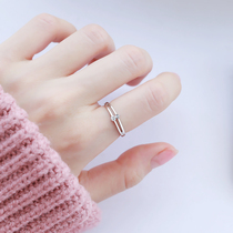 925 sterling silver cold wind ring female fashion personality student simple temperament sister a pair of girlfriends gifts