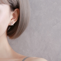 Xiu Guan niche design sense 925 sterling silver deer has your earrings female temperament Korean simple personality student fresh