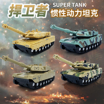 Male and female children emulating sound and light childrens baby tank car missile aircraft Inertial Puzzle Military Toy Model