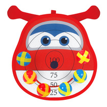 Flying man fun pitching target Dart board sticky target ball set Childrens safety cartoon game Biaojie toys