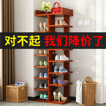 Shoe rack simple home interior good look economy small narrow doorway save space storage shelf mini shoe cabinet