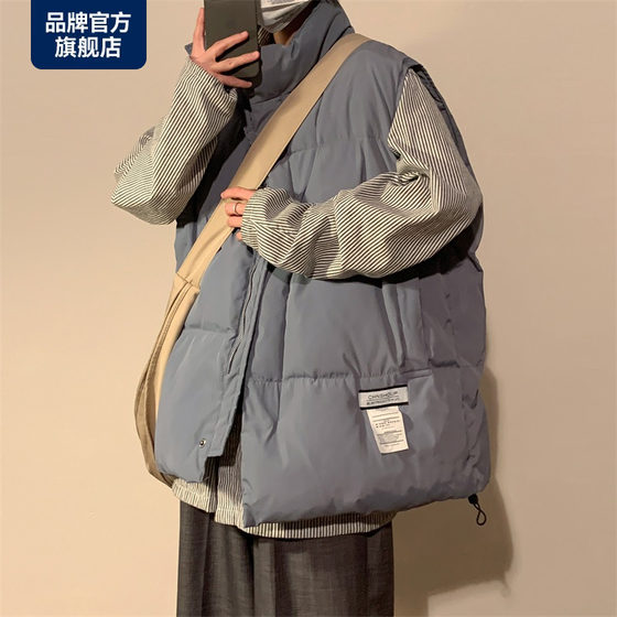 Oversize cotton vest men's spring thickened warm cotton jacket vest American vest horse clip fashion brand
Oversize cotton vest men's spring thickened warm cotton jacket vest American vest horse clip fashion brand