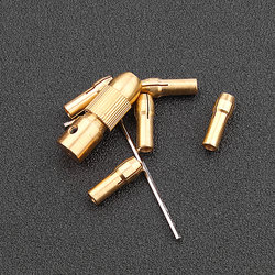 Mini self-tightening drill chuck mini small electric drill drill bit chuck hand electric drill small electric grinding woodworking brass drill chuck