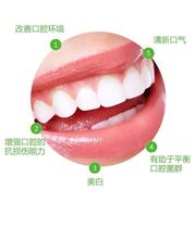 Nine baked bamboo salt toothpaste 2 sets of green holy source