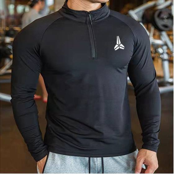 Spring Sports Training Speed Dry Dry Male Track Fitness Fitness Delivery Long Sleeve Semiolic Top Sports Travel T -shirt
Spring Sports Training Speed Dry Dry Male Track Fitness Fitness Delivery Long Sleeve Semiolic Top Sports Travel T -shirt