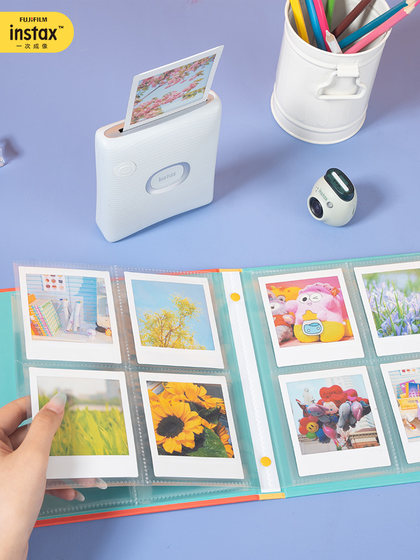 Fujifilm/Fuji Instax 일회성 이미징 스퀘어 대용량 사진 앨범 폴라로이드 사진 용지 저장 책 기하학적 판타지 Fujifilm/Fuji Instax 일회성 이미징 스퀘어 대용량 사진 앨범 폴라로이드 사진 용지 저장 책 기하학적 판타지