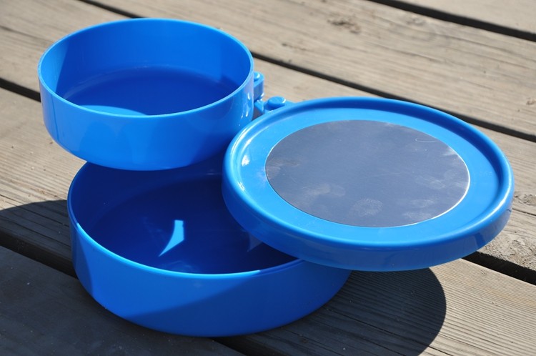 拉饵盘拉饵盒饵料盒强磁全磁插地支架钓椅饵料盆钓鱼渔具拉饵盆