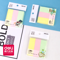 deli has the ability to note paper N times stickers color Post-it notes students with creative cute cartoon girl note stickers small bar Mark index label stickers sticky strong takeout notes